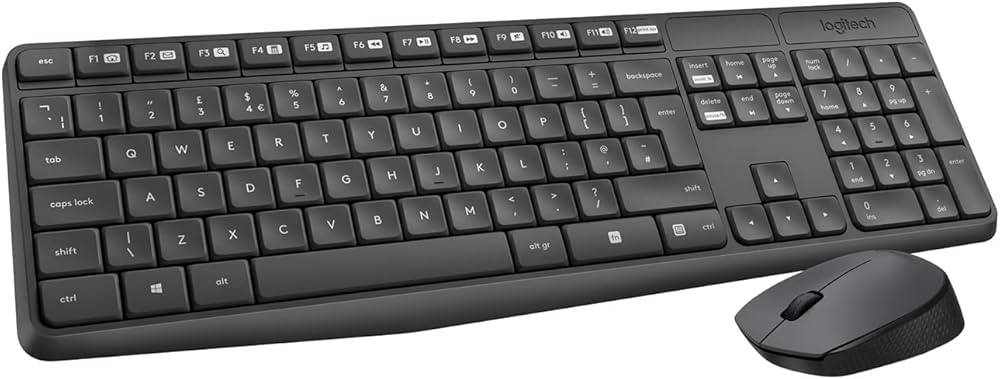 LOGITECH WIRELESS KEYBOARD MOUSE COMBO MK235