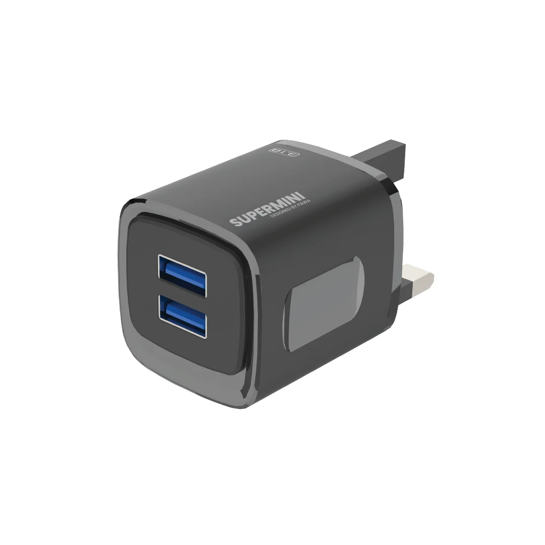 PAWA SUPERMINI TRAVEL CHARGER DUAL USB