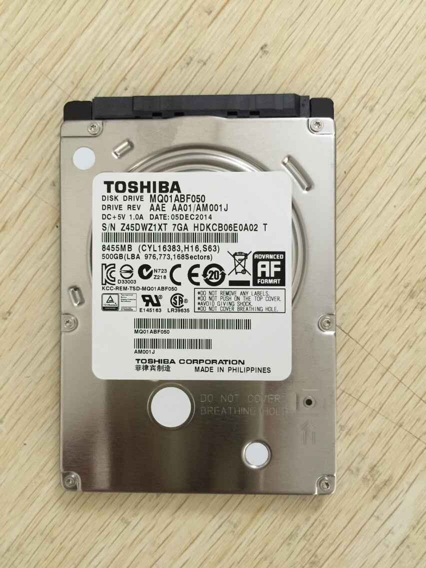TOSHIBA INTERNAL HARDISK 500GB LAPTOP