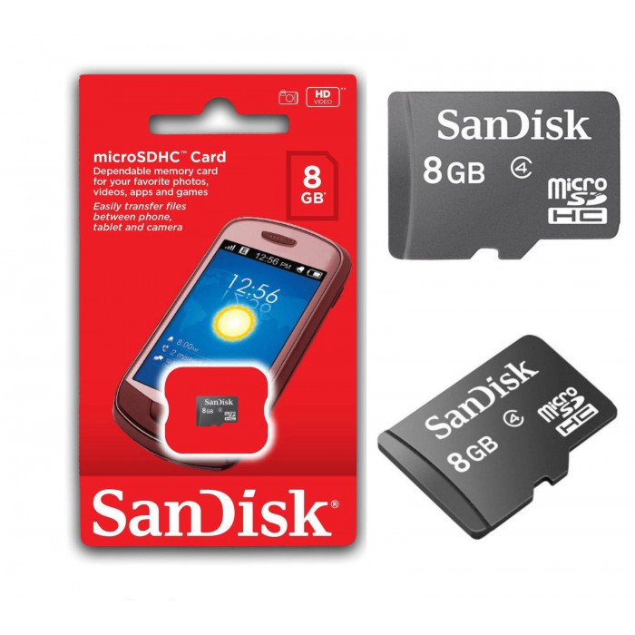 SANDISK MICRO SD 8 GB