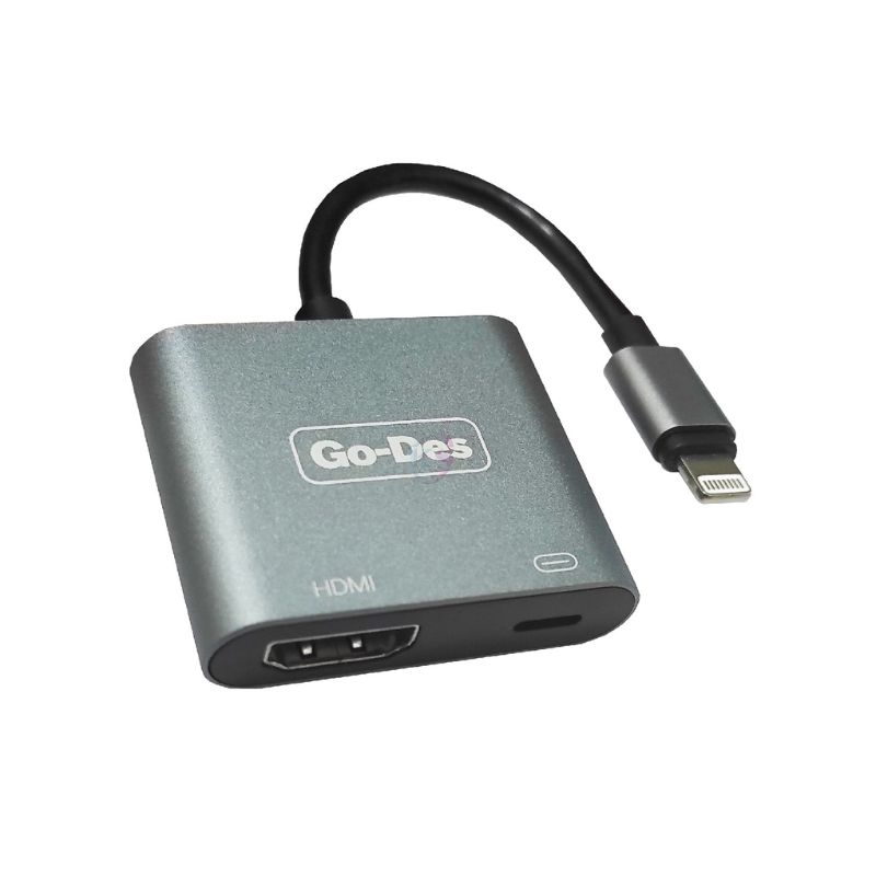 GO DES 2IN1 DUAL OUTPUT HDMI VIDEO CONVERTER IPHONE