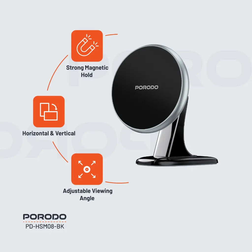 PORODO MAGSAFE MAGNETIC ALLIMINUM MOUNT