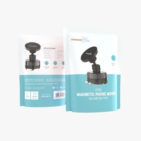 PORODO BLUE MAGNETIC PHONE MOUNT