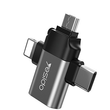 YESIDO 3 IN 1 OTG CONNECTOR
