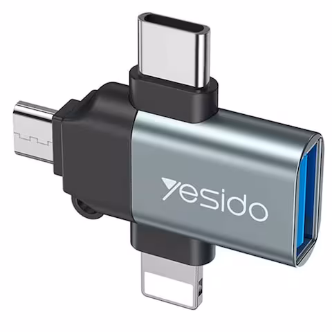 YESIDO 3 IN 1 OTG CONNECTOR