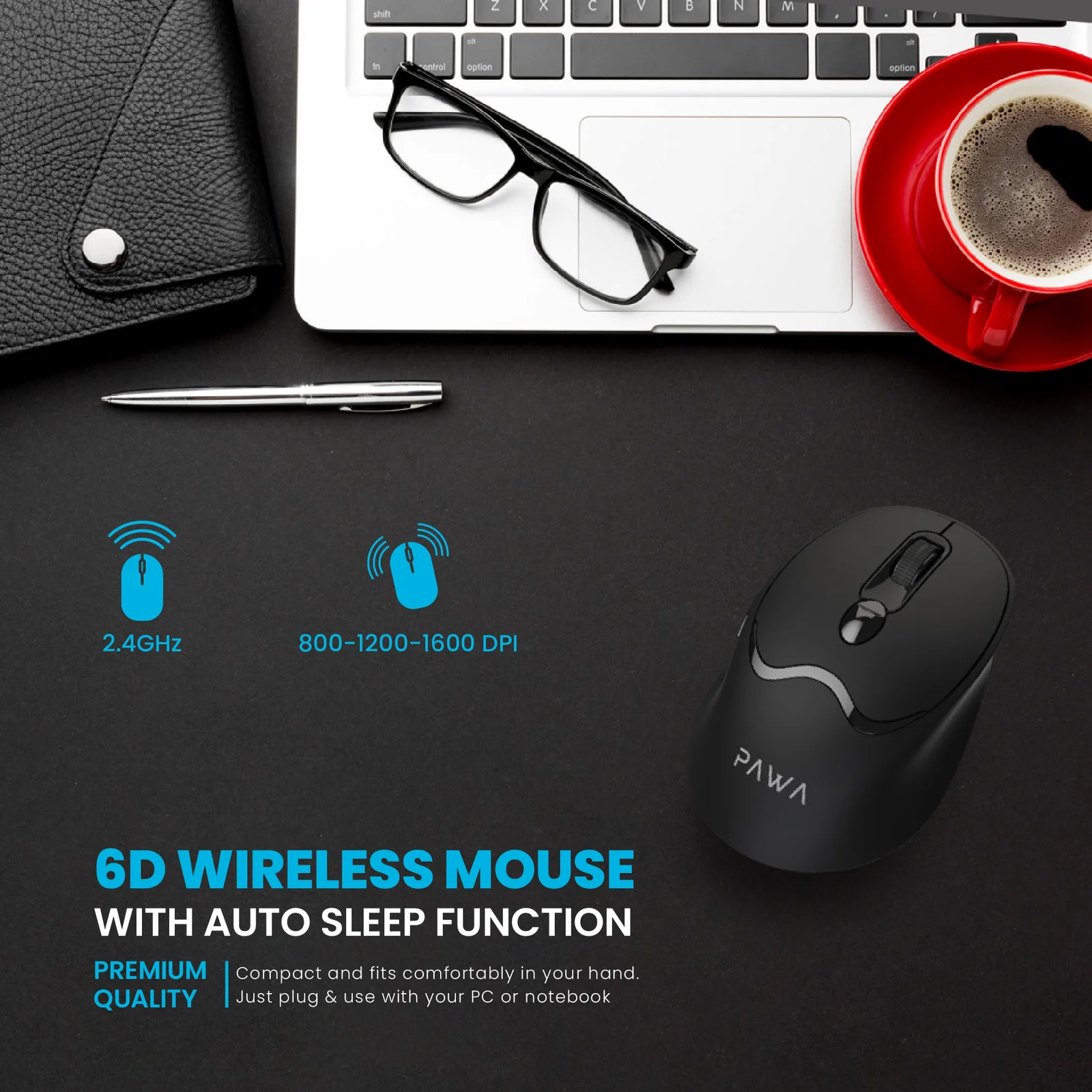 PAWA 6D WIRELESS MOUSE