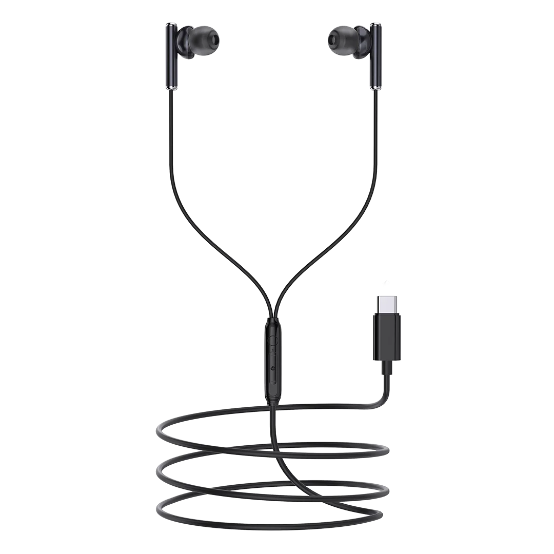 PAWA CHORDS IN-EAR EDITION WIRED EARPHONE WITH TYPE-C CONNECTOR - BLACK