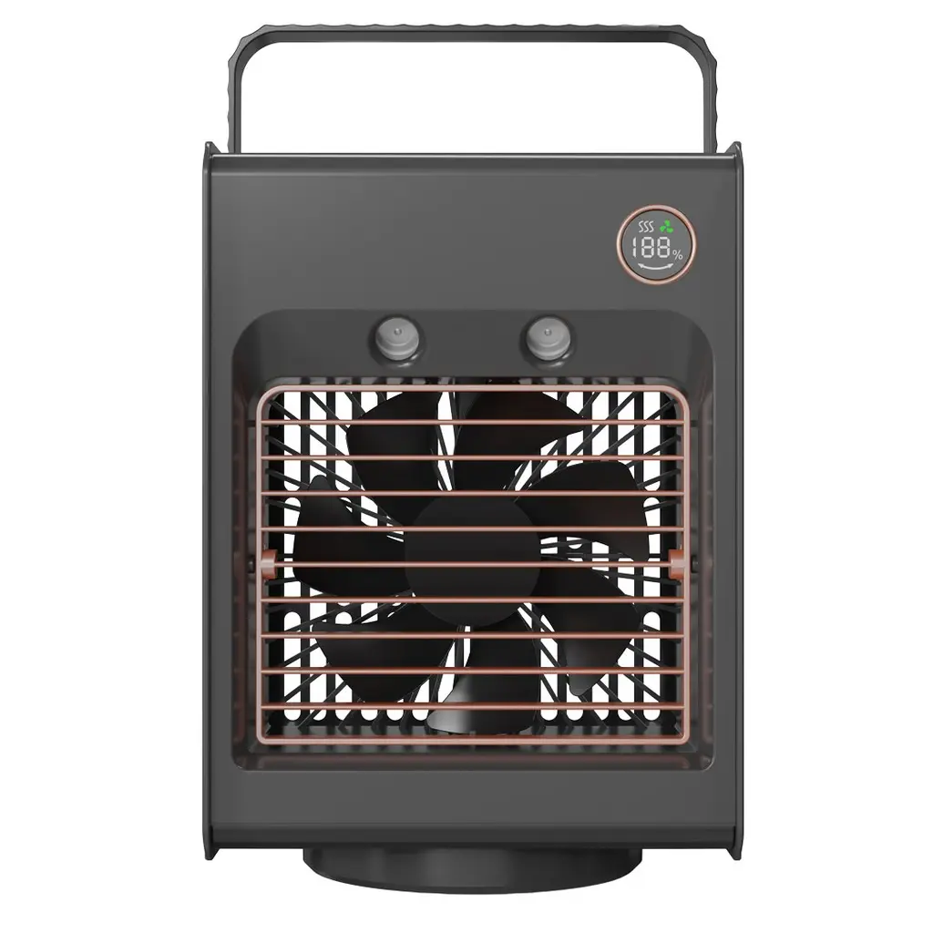 PORODO LIFESTYLE AIR & MIST PORTABLE COOLING FAN WITH NIGHT LIGHT