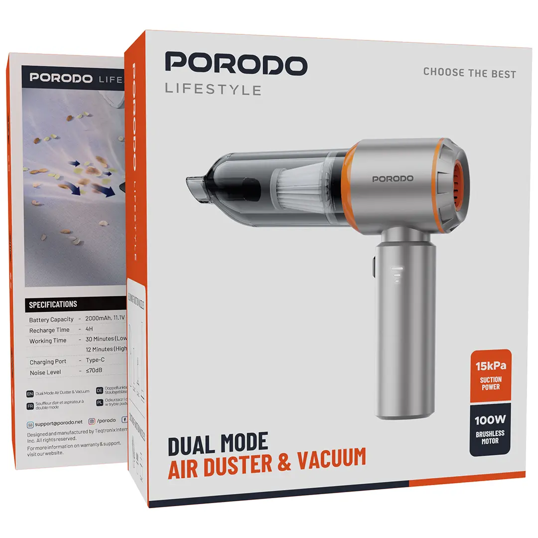 PORODO DUAL MODE AIE DUSTER & VACCUM