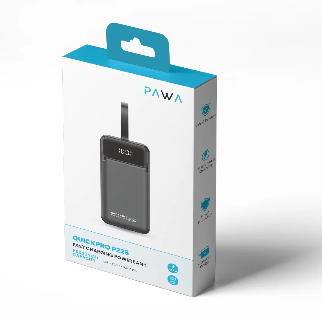 PAWA QUICK PRO P225 FAST CHARGING POWERBANK