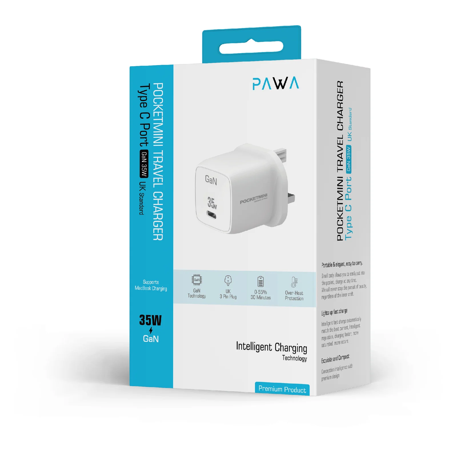 PAWA POCKETMIN TRAVEL CHARGER TYPE C PORT 35W