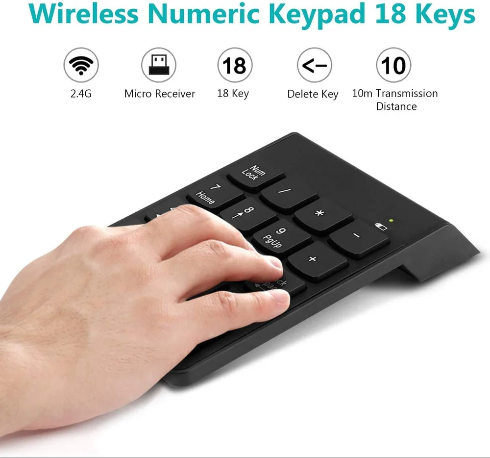 MINI WIRELESS NUMERIC KEYPAD