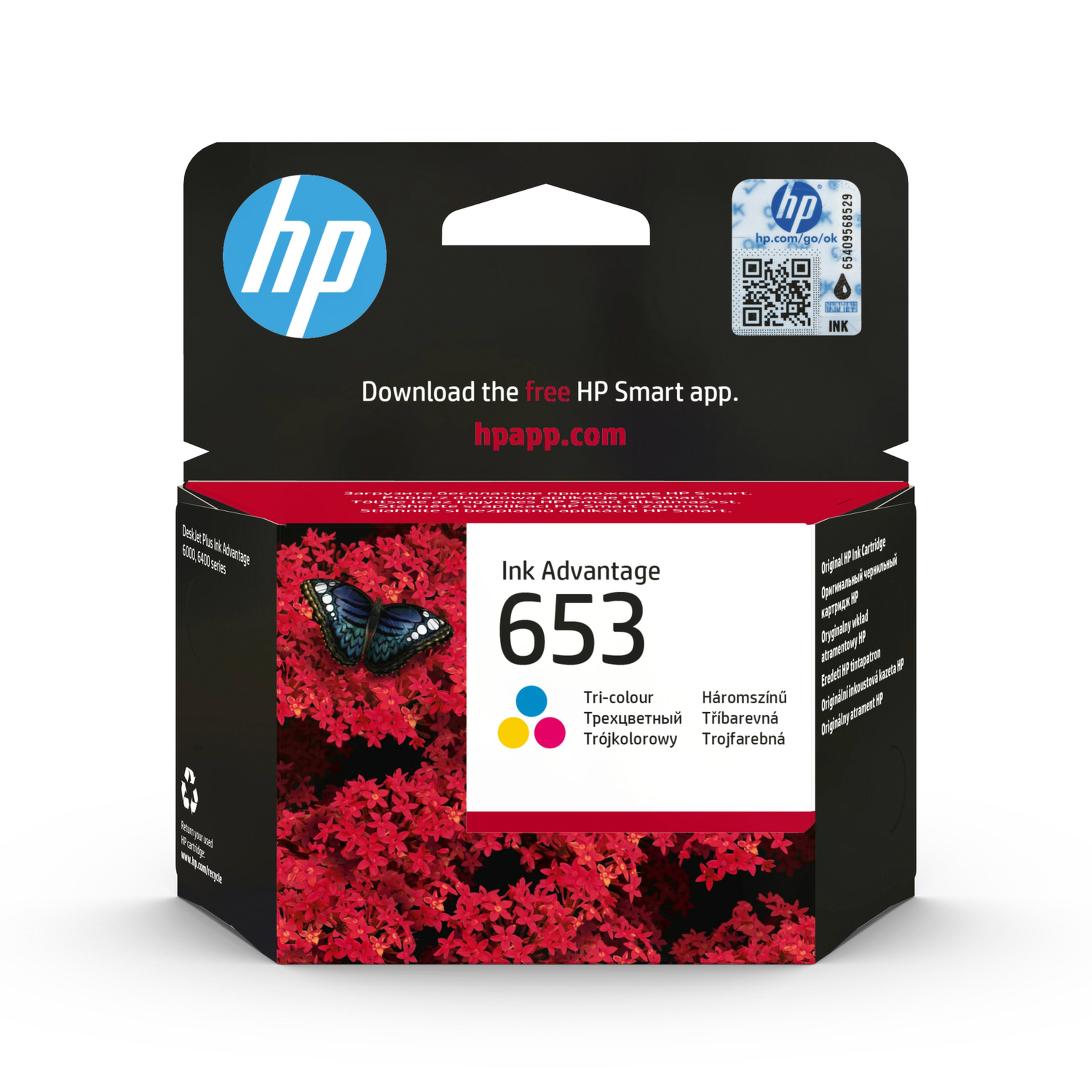 HP INK 653 COLOUR