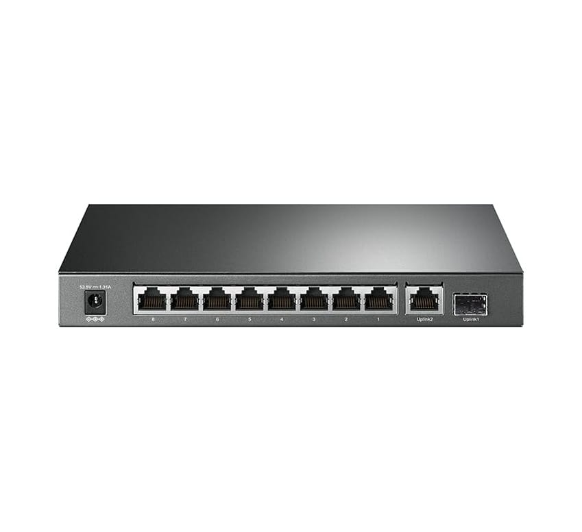 TPLINK 10 PORT GIGABITE DESKTOP SWITCH 8 PORT POE+