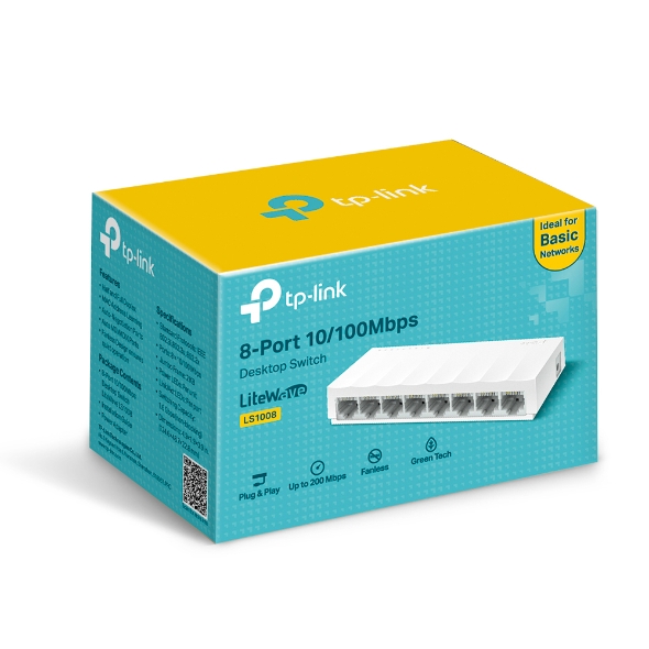 TPLINK 8 PORT SWITCH 100MBPS
