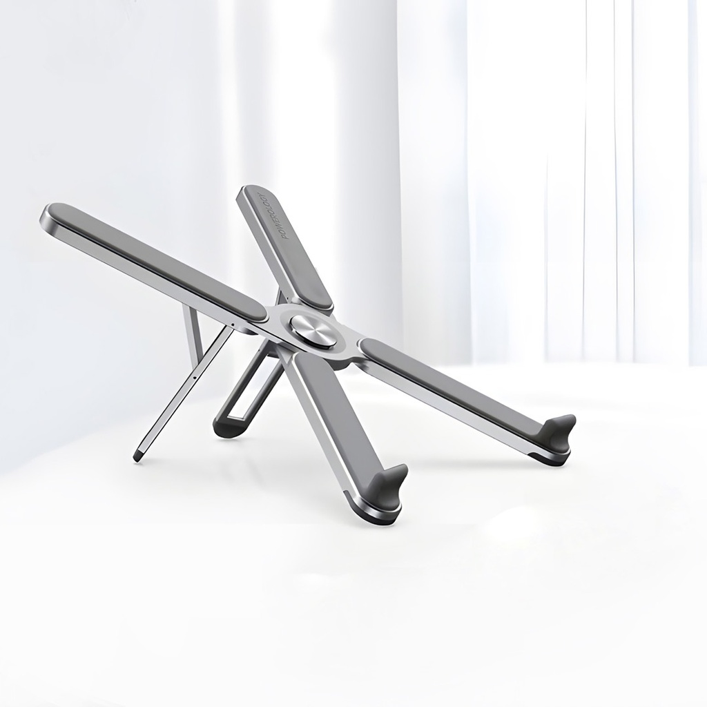 POWEROLOGY  ALUMINUM FOLDING LAPTOP STAND HEIGHT ADJUSTBLE