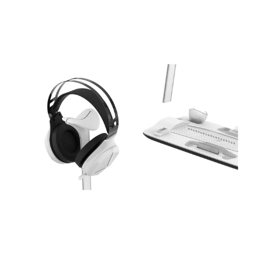 PORODO GAMING PS5 SLIM COOLING STATION HEADPHONE STAND & CONTROLLER CHARGING