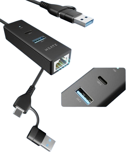 HEATZ ETHERNET MULTI PORT ADAPTER ZT88