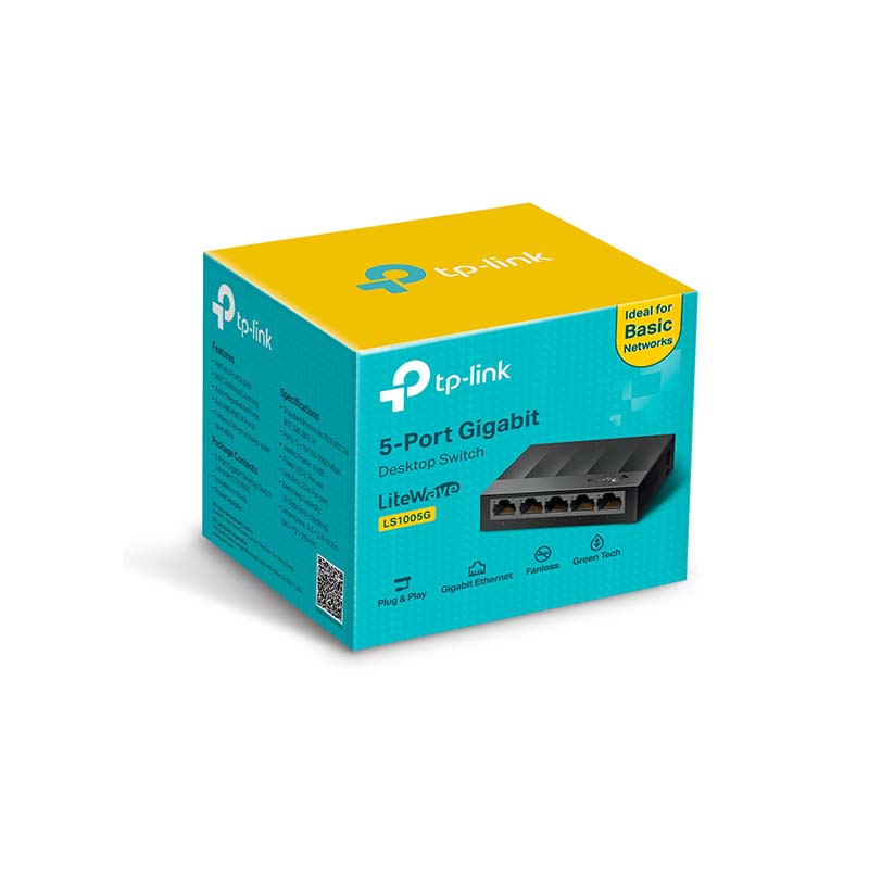 TP LINK 5-PORT GIGABYTE DESKTOP SWITCH