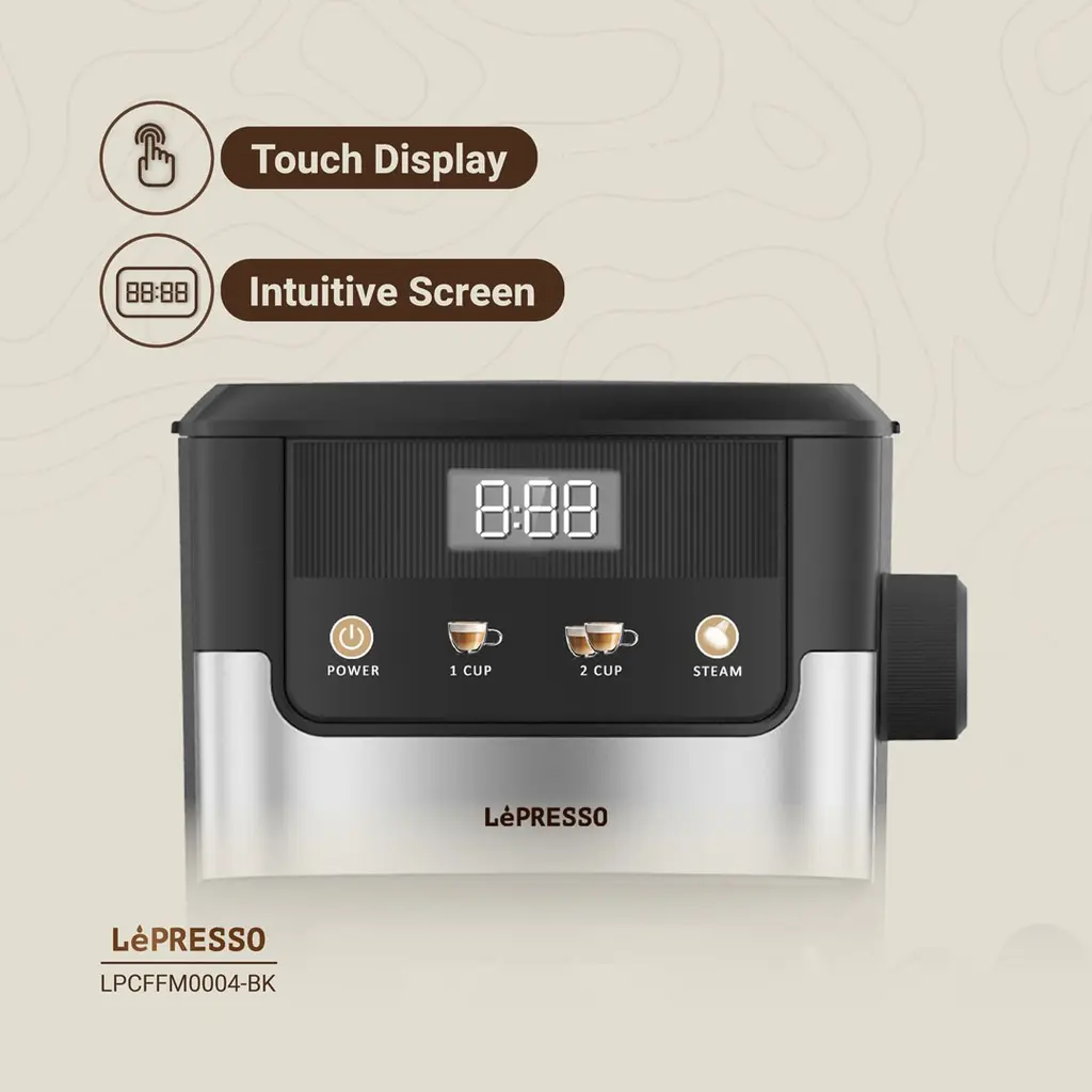 LEPRESSO SUPREMA ESPRESSO MACHINE BLACK