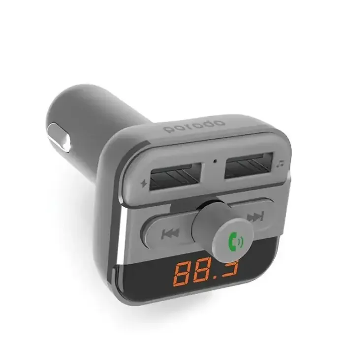 PORODO FM TRANSMITTER 3.4A CAR CHARGER