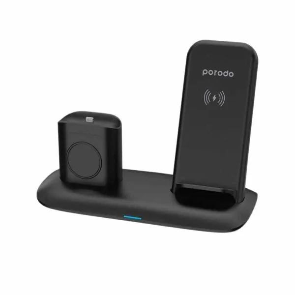 PORODO 4IN1 CHARGING STATION 7.5W WIRELESS CHARGER