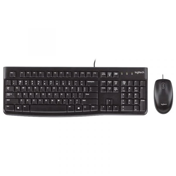 LOGITECH MK120 WIRED KEYBOARD & MOUSE COMBO